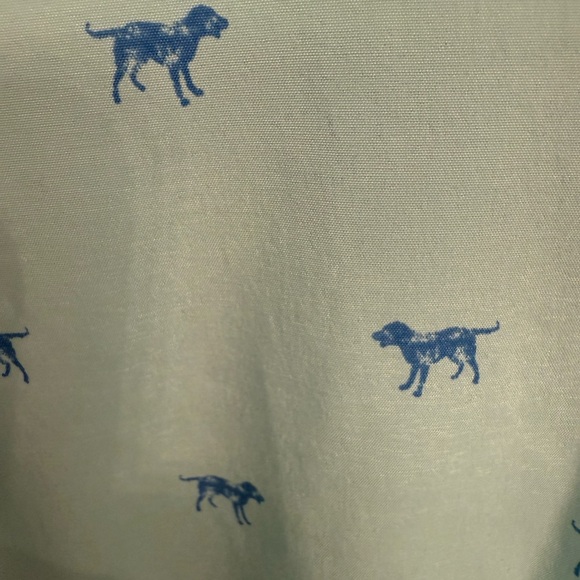 IZOD Men's Light Blue Shirt with Horse Print - Picture 3 of 4